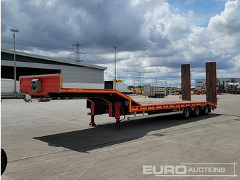 Low loader semi-trailer ROJO