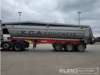 Tipper semi-trailer Kel-berg Tri Axle Bulk Tipping Trailer, Aluminium Body, Tail Gate: picture 2