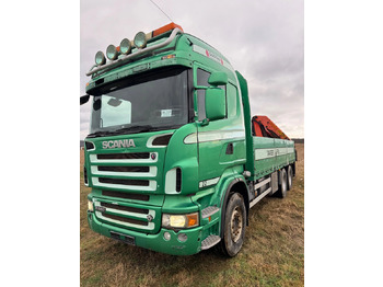 Crane truck SCANIA R 580