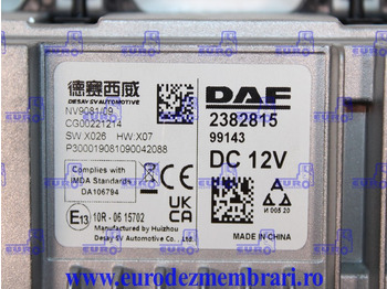 Dashboard for Truck ELEMENT BORD UNITATE MULTIMEDIA DAF XF XG 2382815, 2345543, 2387324: picture 4