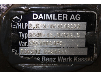 Differential gear MERCEDES-BENZ