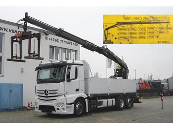 Crane truck MERCEDES-BENZ Antos 2543