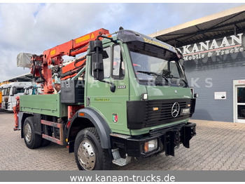Crane truck Mercedes-Benz 1417 AK Allrad Palfinger Montagekran 17,7m 64TKM: picture 3