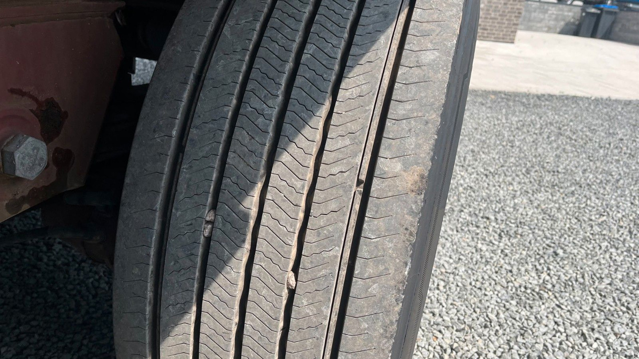 Dropside/ Flatbed semi-trailer Cardi Plattform Auflieger Twistlock Lenkachse: picture 9