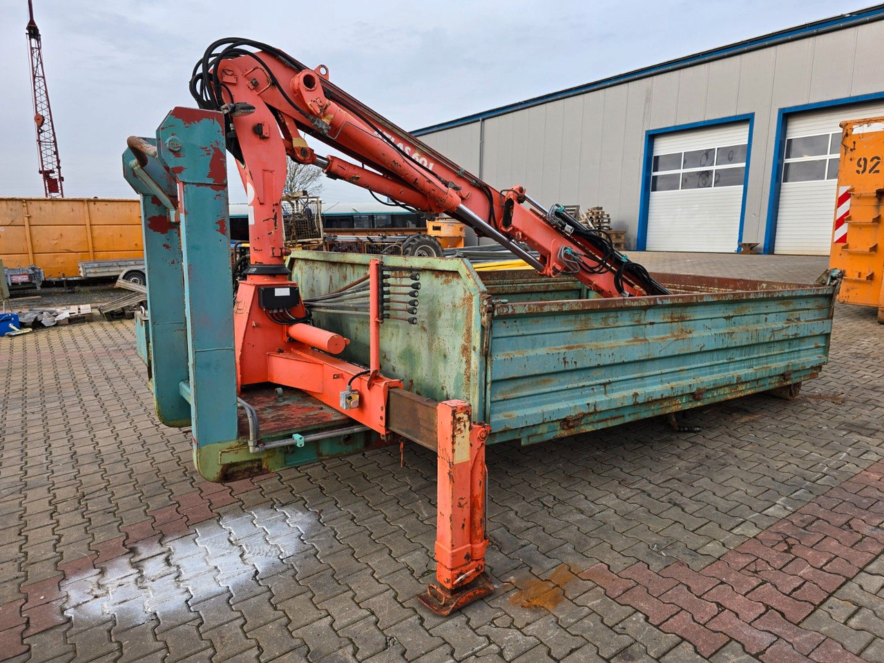 Kran Ladekran Atlas 60.1 - 6,5 / A2 Abrollcontai - Hook lift truck, Crane truck: picture 5 Kran Ladekran Atlas 60.1 - 6,5 / A2 Abrollcontai - Hook lift truck, Crane truck: picture 5