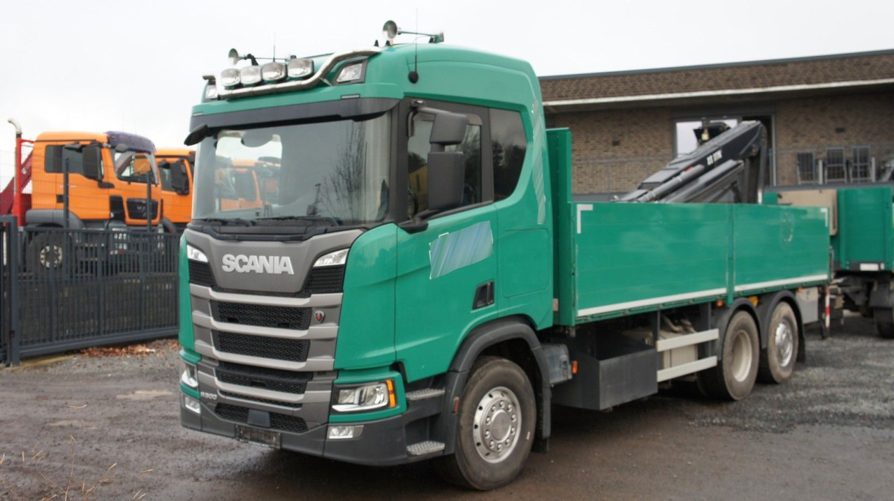 Scania R500 6x2 Baustoffzug Kran HIAB 177 K-2 Pro - Dropside/ Flatbed truck, Crane truck: picture 2 Scania R500 6x2 Baustoffzug Kran HIAB 177 K-2 Pro - Dropside/ Flatbed truck, Crane truck: picture 2