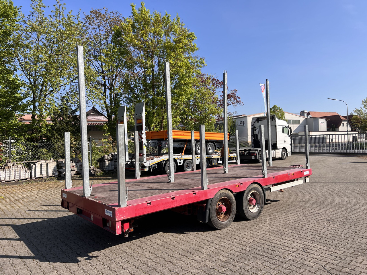 Auwaerter X-LTL110 Tandempritsche, ausziehbar - Dropside/ Flatbed trailer: picture 4 Auwaerter X-LTL110 Tandempritsche, ausziehbar - Dropside/ Flatbed trailer: picture 4
