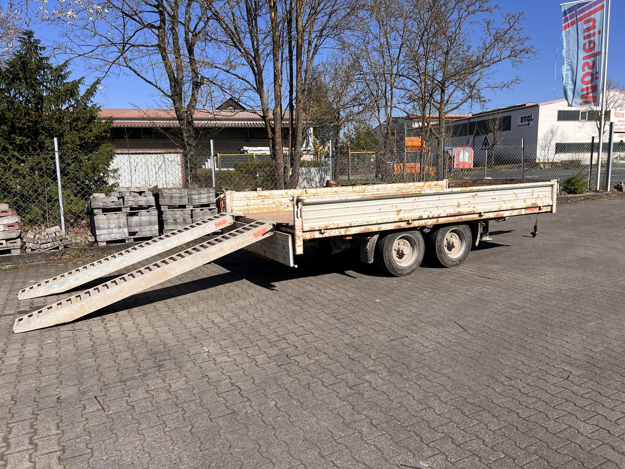 HIRTH TT Tandemtieflader - Low loader trailer: picture 5 HIRTH TT Tandemtieflader - Low loader trailer: picture 5