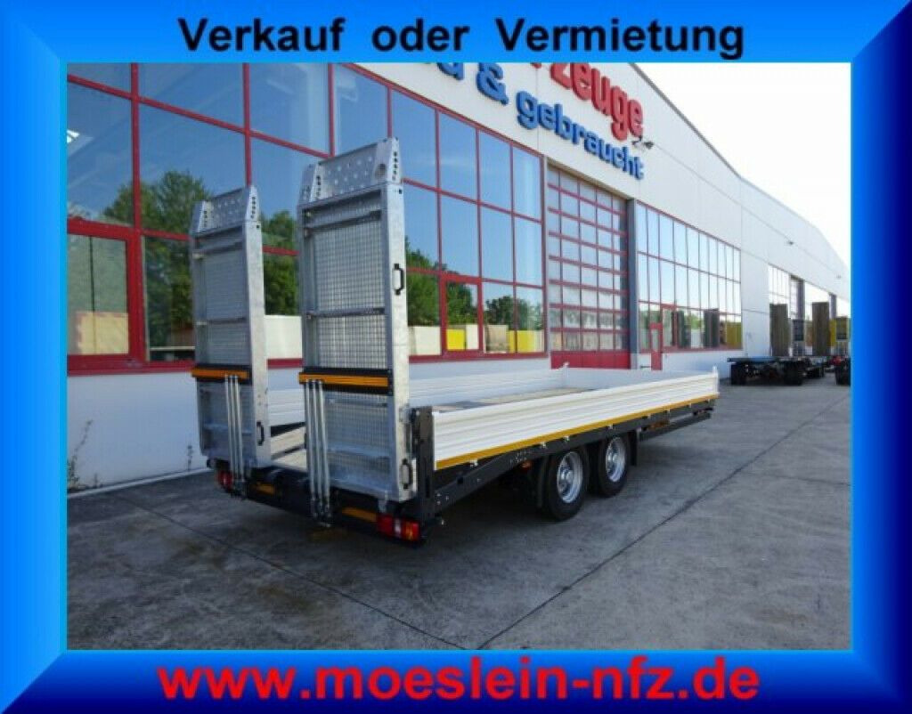 Low loader trailer Möslein  Neuer 13 t GG Tandemtieflader mit Breiten Rampe: picture 8