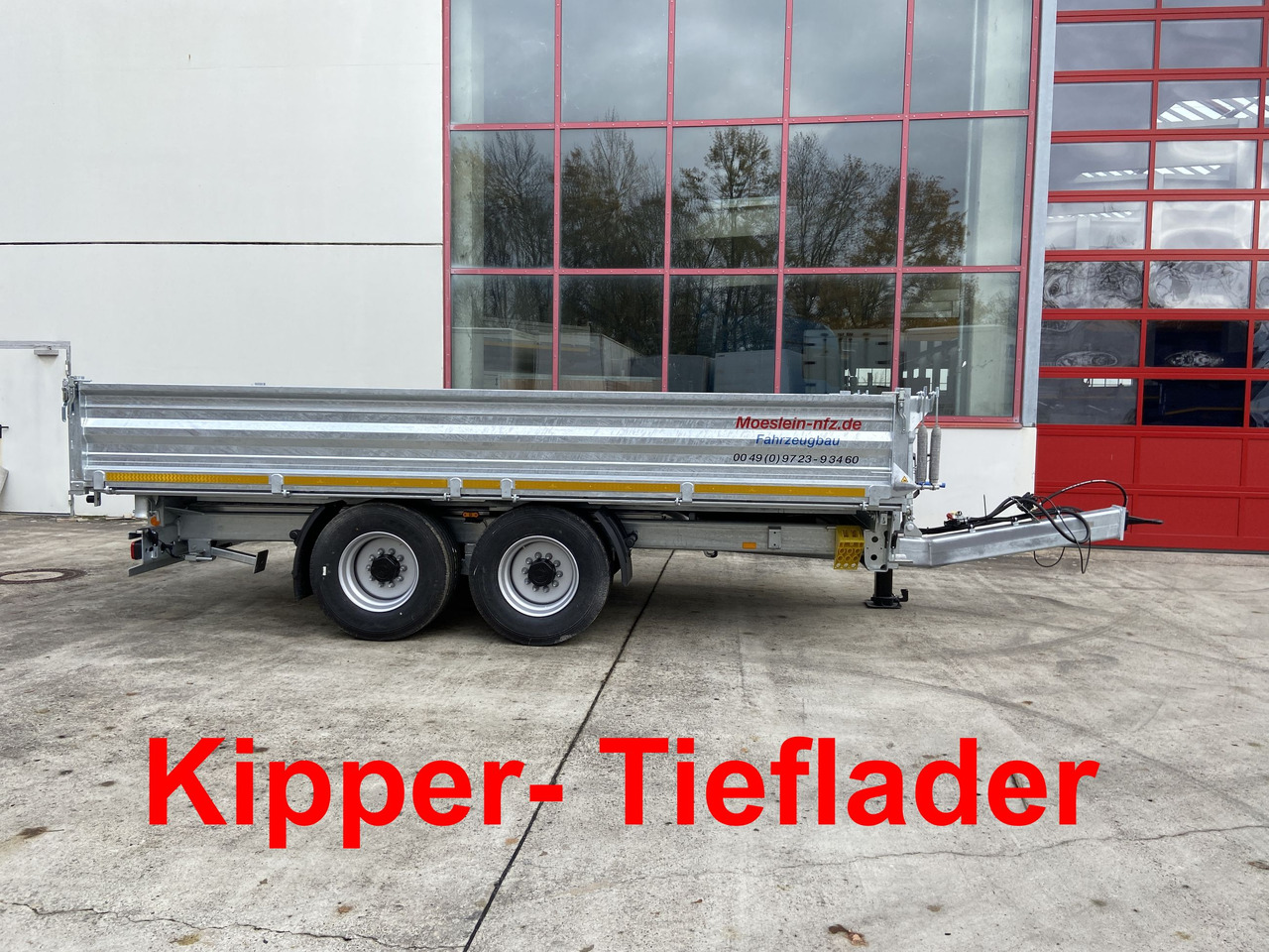Möslein TTD 14 5,70 m 14 t Tandem- Kipper Tieflader 5,70 m lang, Breite Reifen-- Neufahrzeug -- - Tipper trailer: picture 5 Möslein TTD 14 5,70 m 14 t Tandem- Kipper Tieflader 5,70 m lang, Breite Reifen-- Neufahrzeug -- - Tipper trailer: picture 5