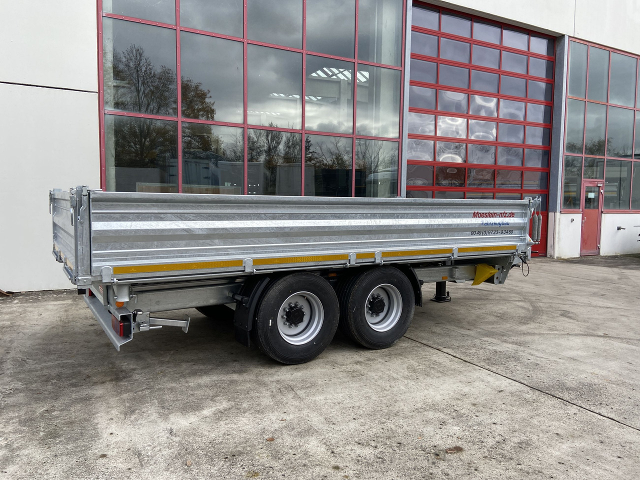 New Tipper trailer Möslein TTD 14 Schwebheim  14 t Tandemkipper Tieflader Breite Reifen-- Neufahrzeug --: picture 7