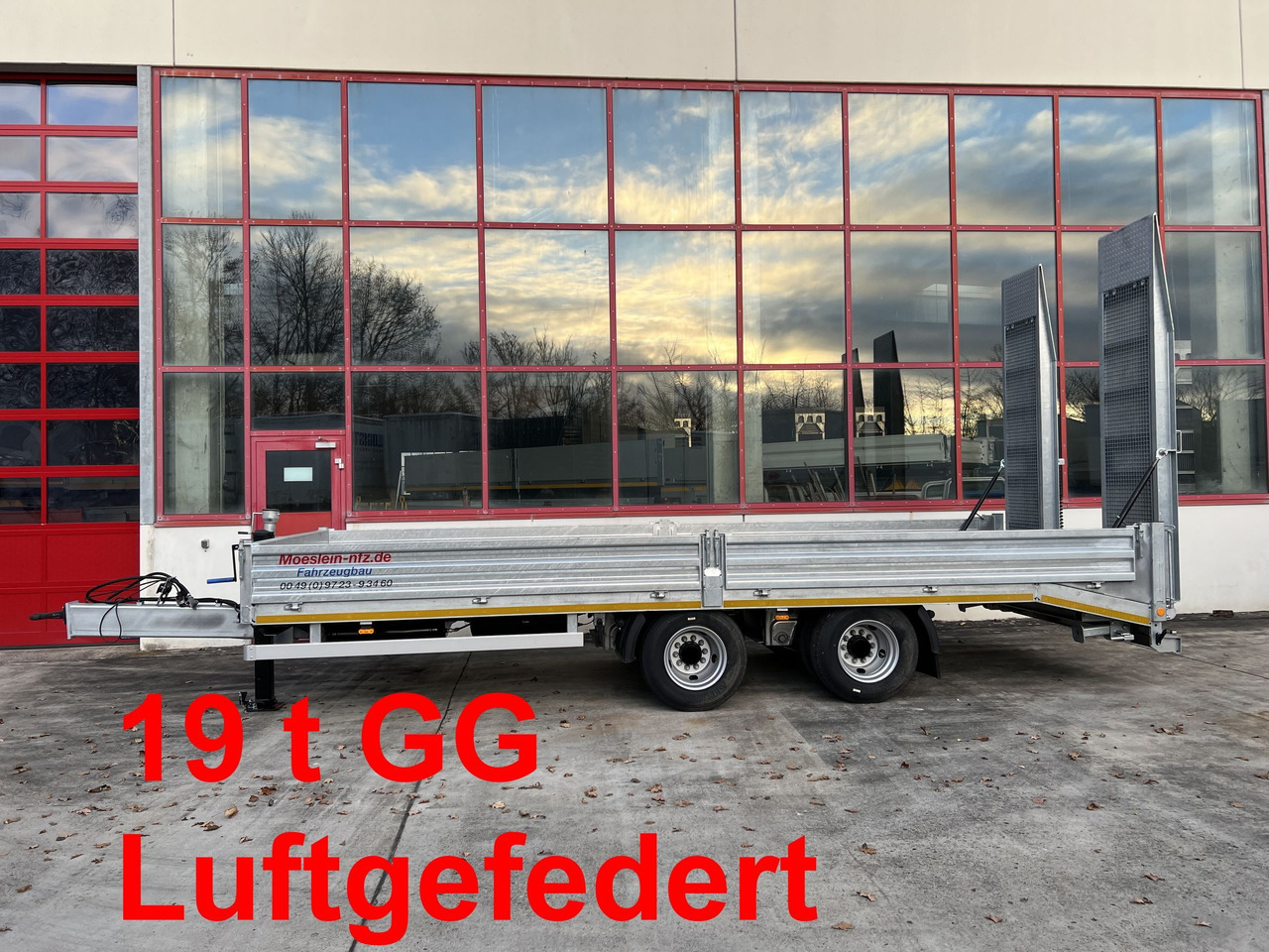 Möslein TTO 19  19 t Tandemtieflader,Neufahrzeug - Low loader trailer: picture 2 Möslein TTO 19  19 t Tandemtieflader,Neufahrzeug - Low loader trailer: picture 2