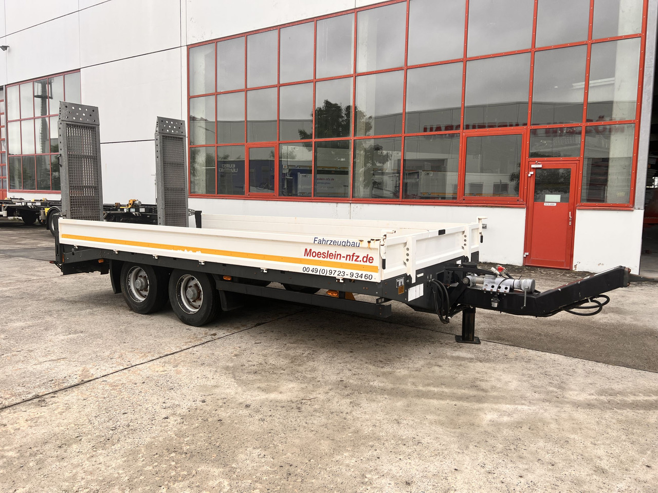 Möslein TTS 11 Schwebheim Tandemtieflader - Low loader trailer: picture 5 Möslein TTS 11 Schwebheim Tandemtieflader - Low loader trailer: picture 5