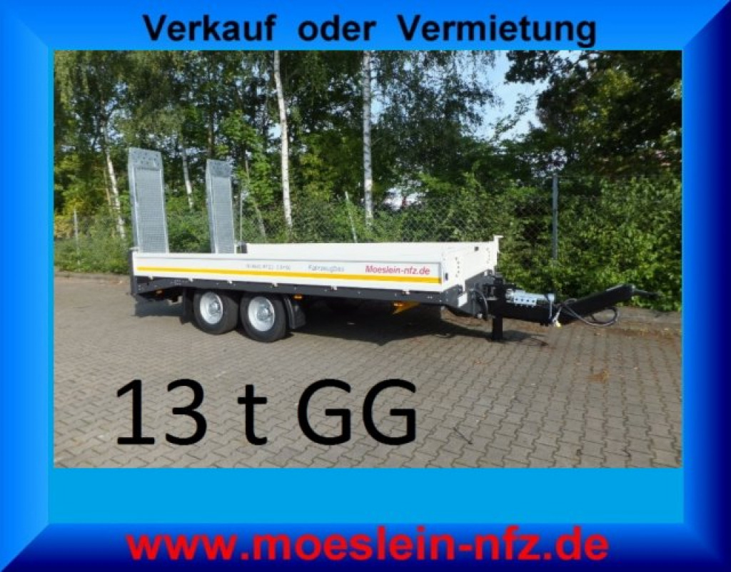 Möslein TTT 13- 5,2 Weiß  Neuer Tandemtieflader 13 t GG - Low loader trailer: picture 4 Möslein TTT 13- 5,2 Weiß  Neuer Tandemtieflader 13 t GG - Low loader trailer: picture 4