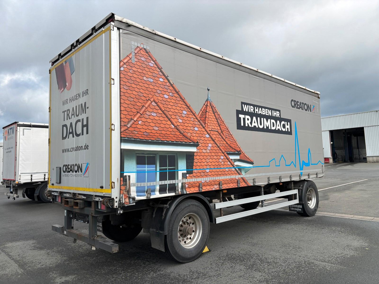 AZP18 Plane + Staplerhalterung - Curtainsider trailer: picture 5 AZP18 Plane + Staplerhalterung - Curtainsider trailer: picture 5