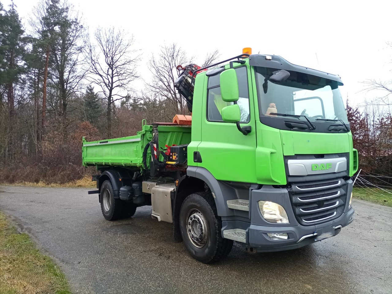DAF FA CF 340 DC Krankipper - Tipper, Crane truck: picture 1 DAF FA CF 340 DC Krankipper - Tipper, Crane truck: picture 1