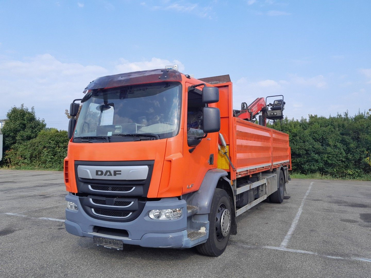 DAF FA LF 320 19t Fassi Kran - Dropside/ Flatbed truck, Crane truck: picture 1 DAF FA LF 320 19t Fassi Kran - Dropside/ Flatbed truck, Crane truck: picture 1