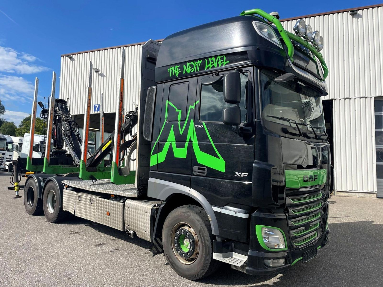 DAF FAT XF 530 SSC, Holztransport, Greifer mit Säge - Logging truck, Crane truck: picture 1 DAF FAT XF 530 SSC, Holztransport, Greifer mit Säge - Logging truck, Crane truck: picture 1