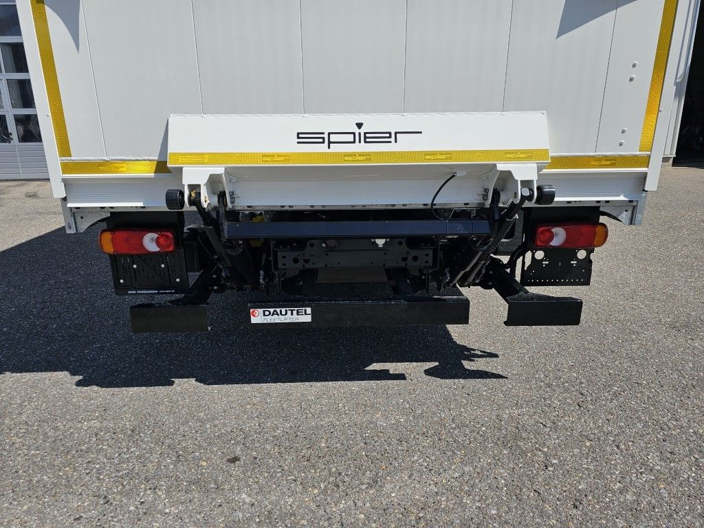 New Curtainsider truck DAF LF 210 7,49t Spier Pritsche-Plane LBW Tageszulas DAF FA LF 210 08t Spier Pritsche mit LBW: picture 9