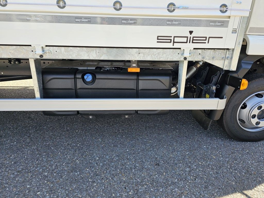 New Curtainsider truck DAF LF 210 7,49t Spier Pritsche-Plane LBW Tageszulas DAF FA LF 210 08t Spier Pritsche mit LBW: picture 8