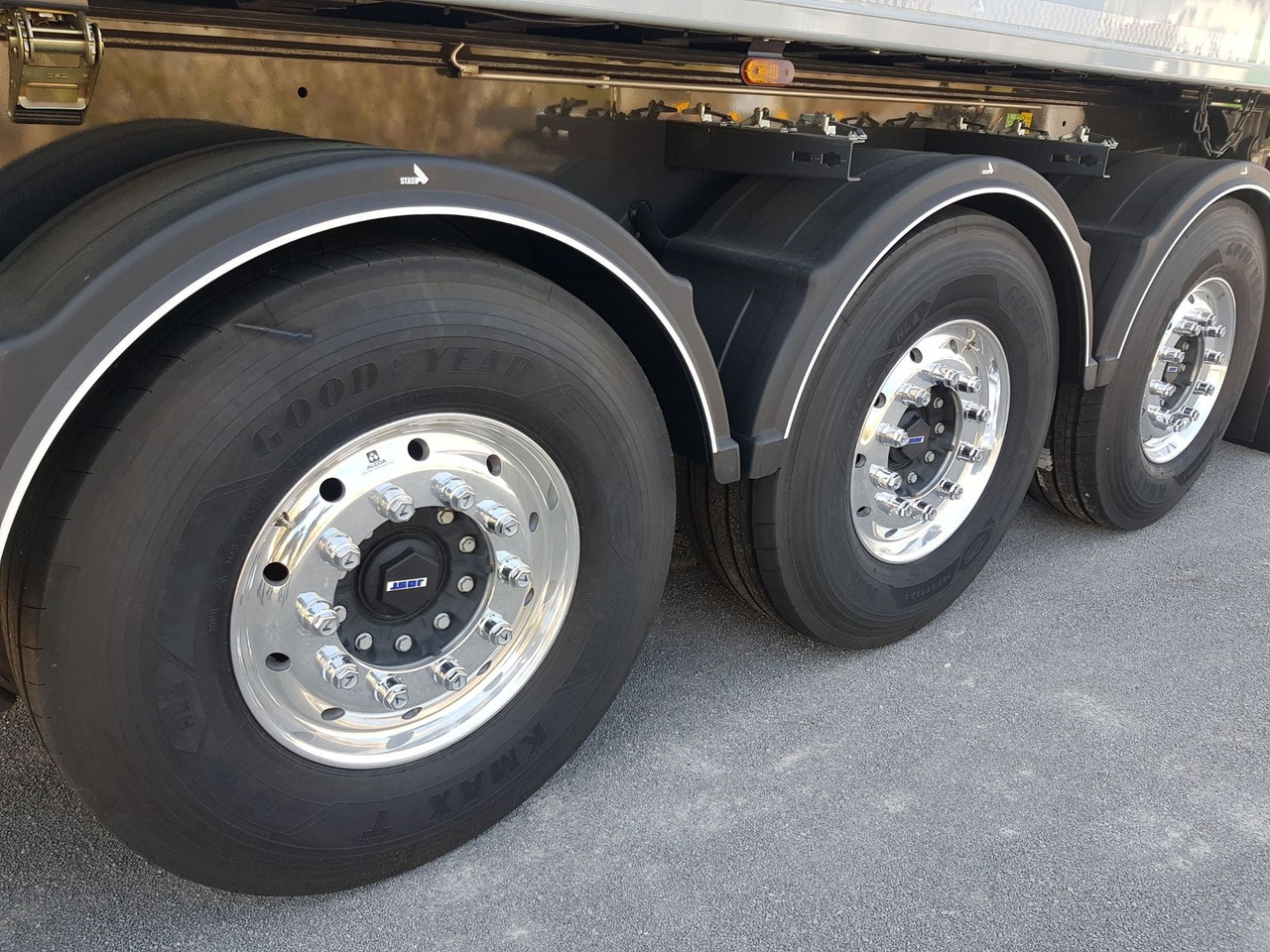 New Tipper semi-trailer Stas agroSTAR 47,6 cbm Kippsattelauflieger Stas agroSTAR 47,6 cbm Kippsattelauflieger: picture 20