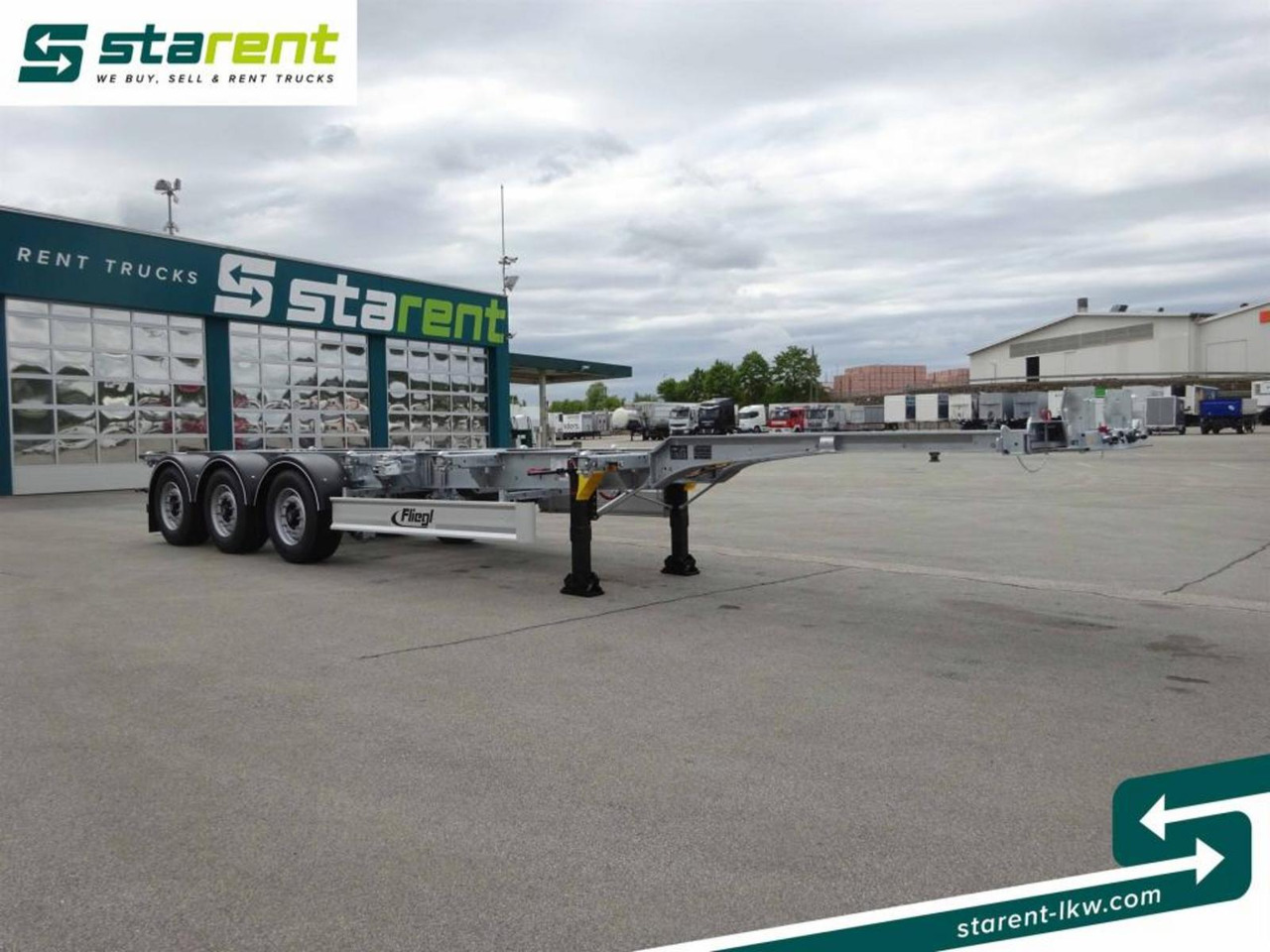Fliegl Containerchassis ADR 1x20/2x20/1x30/1x40/1x45 - Chassis semi-trailer: picture 3 Fliegl Containerchassis ADR 1x20/2x20/1x30/1x40/1x45 - Chassis semi-trailer: picture 3