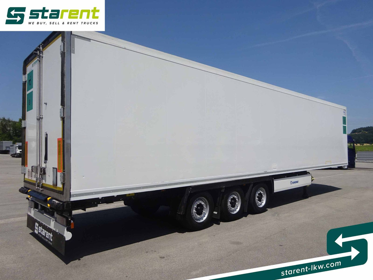 Closed box semi-trailer Krone Thermotrailer, Carrier Vector 1950, Doppelstock: picture 5