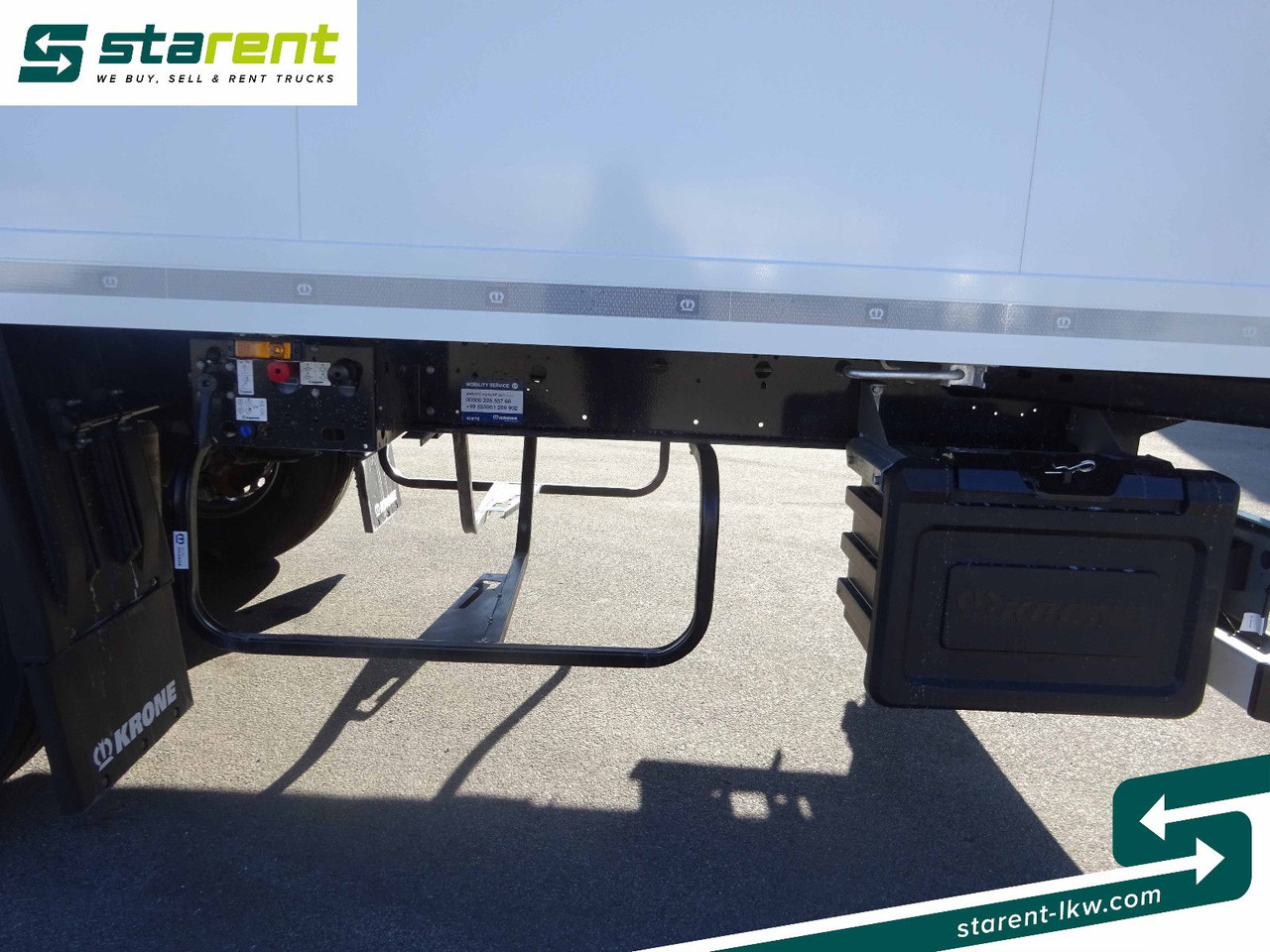 Closed box semi-trailer Krone Tiefkühler Carrier Vector 1550, Liftachse: picture 21