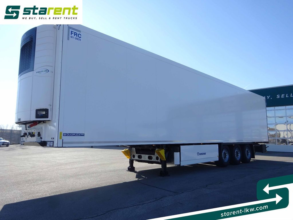 Krone Tiefkühler Carrier Vector 1550, Liftachse - Refrigerator semi-trailer: picture 1 Krone Tiefkühler Carrier Vector 1550, Liftachse - Refrigerator semi-trailer: picture 1