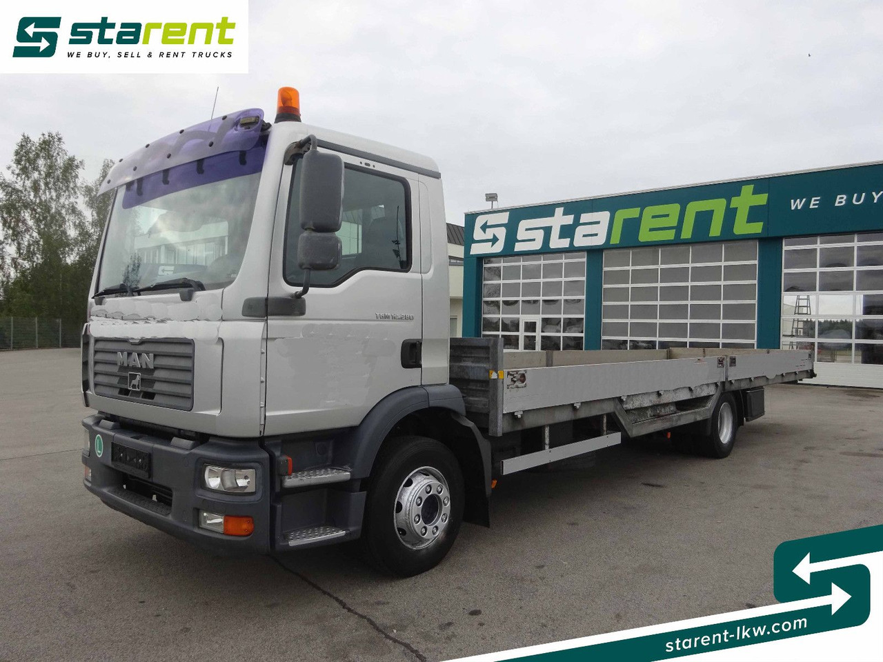 Tow truck MAN TGM 12.280, Fahrzeugtransporter, kippbar: picture 6