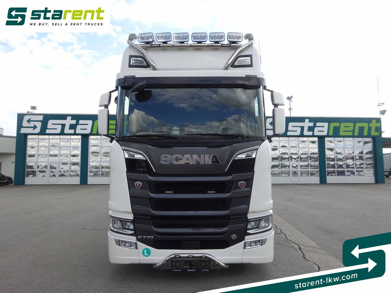 Scania R770 V8 Fahrzeugtransporter, Retarder, Seilwinde - Dropside/ Flatbed truck: picture 2 Scania R770 V8 Fahrzeugtransporter, Retarder, Seilwinde - Dropside/ Flatbed truck: picture 2
