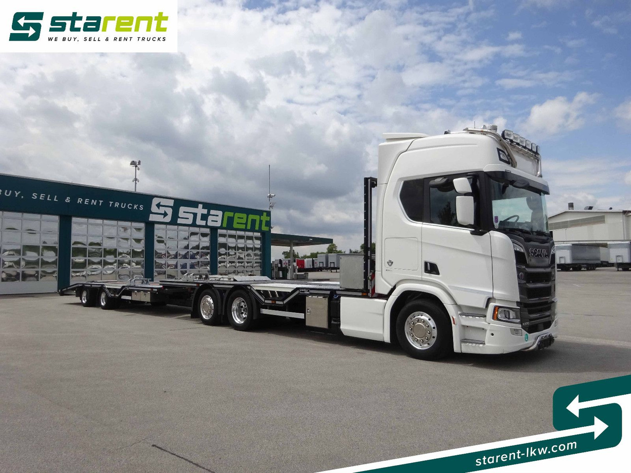 Scania R770 V8 Fahrzeugtransporter + Ziegler Anhänger - Dropside/ Flatbed truck: picture 3 Scania R770 V8 Fahrzeugtransporter + Ziegler Anhänger - Dropside/ Flatbed truck: picture 3