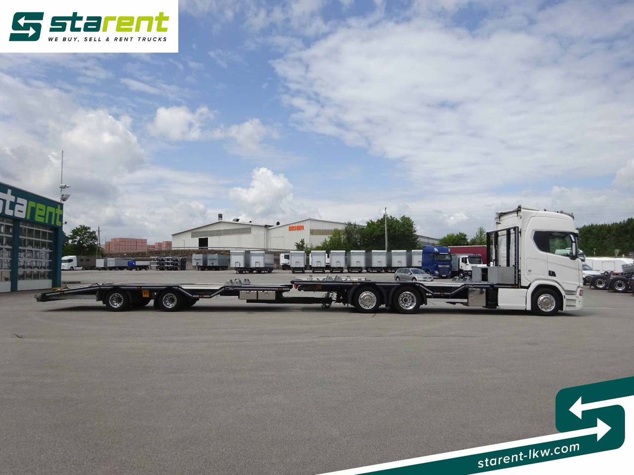Scania R770 V8 Fahrzeugtransporter + Ziegler Anhänger - Dropside/ Flatbed truck: picture 4 Scania R770 V8 Fahrzeugtransporter + Ziegler Anhänger - Dropside/ Flatbed truck: picture 4