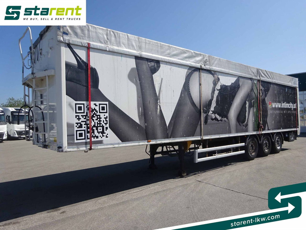 Stas Schubbodenauflier, 92 m³, Funkfernbedienung, SAF - Walking floor semi-trailer: picture 1 Stas Schubbodenauflier, 92 m³, Funkfernbedienung, SAF - Walking floor semi-trailer: picture 1
