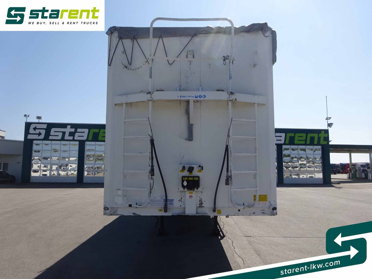 Stas Schubbodenauflier, 92 m³, Funkfernbedienung, SAF - Walking floor semi-trailer: picture 2 Stas Schubbodenauflier, 92 m³, Funkfernbedienung, SAF - Walking floor semi-trailer: picture 2