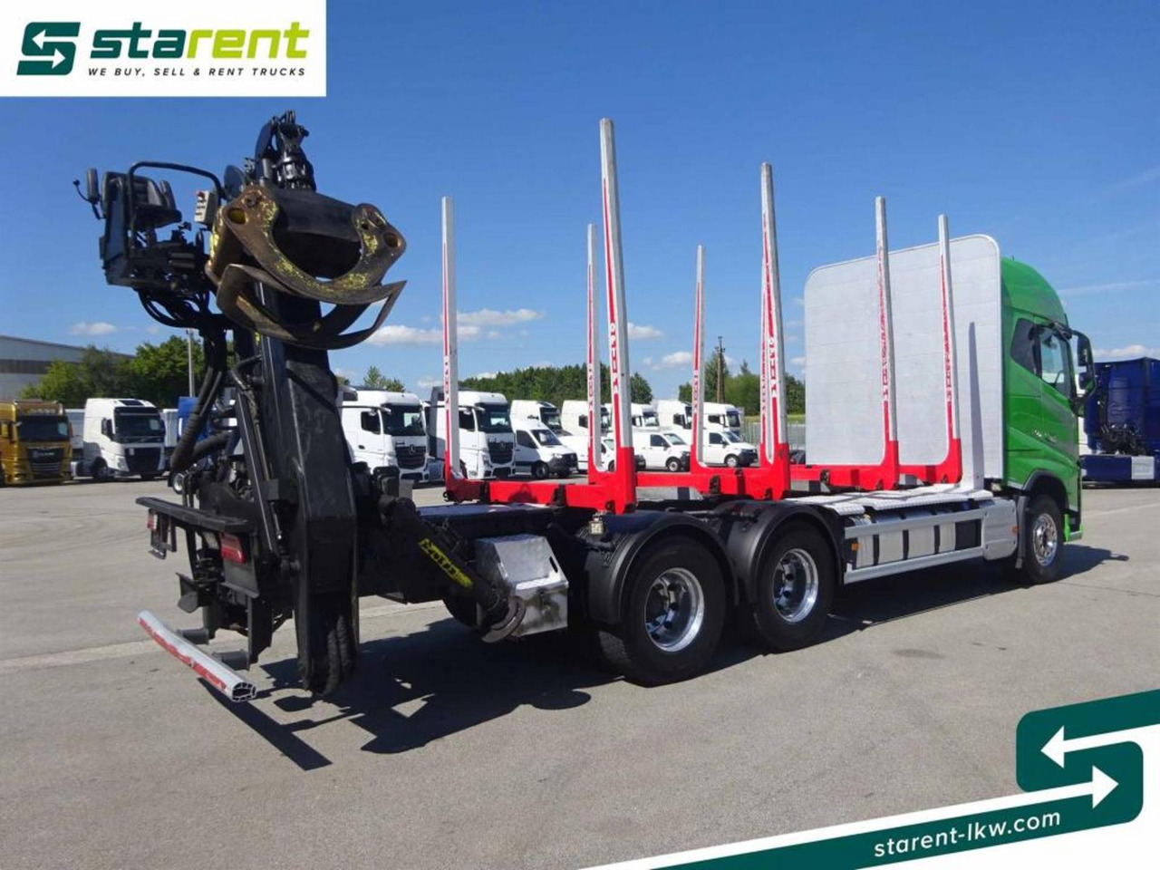 Volvo FH16 750 6x4 Holzaufbau mit Kran (Tajfun LIV120Z) - Logging truck: picture 5 Volvo FH16 750 6x4 Holzaufbau mit Kran (Tajfun LIV120Z) - Logging truck: picture 5