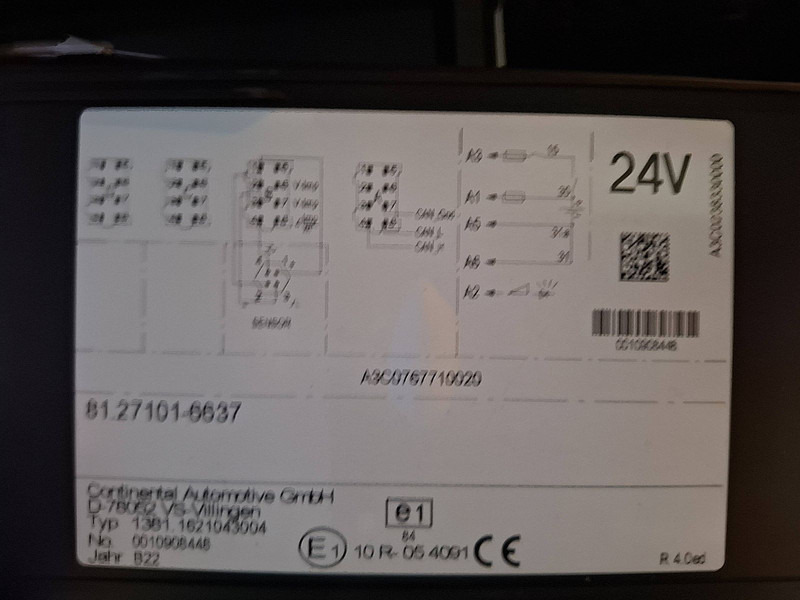 Container transporter/ Swap body truck MAN 26.510 TGX GX 6X2 INTARDER: picture 17 Container transporter/ Swap body truck MAN 26.510 TGX GX 6X2 INTARDER: picture 17