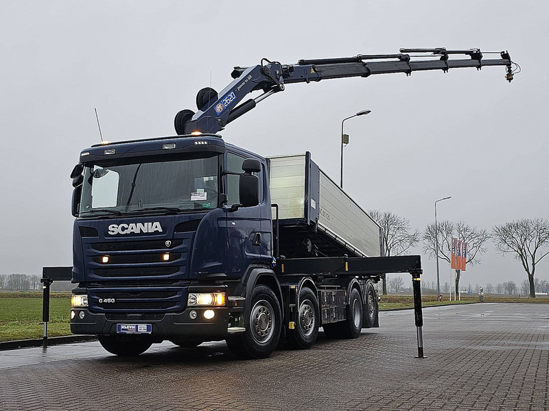 Scania G450 8X2*6 HMF 2620-K5 - Dropside/ Flatbed truck, Crane truck: picture 1 Scania G450 8X2*6 HMF 2620-K5 - Dropside/ Flatbed truck, Crane truck: picture 1