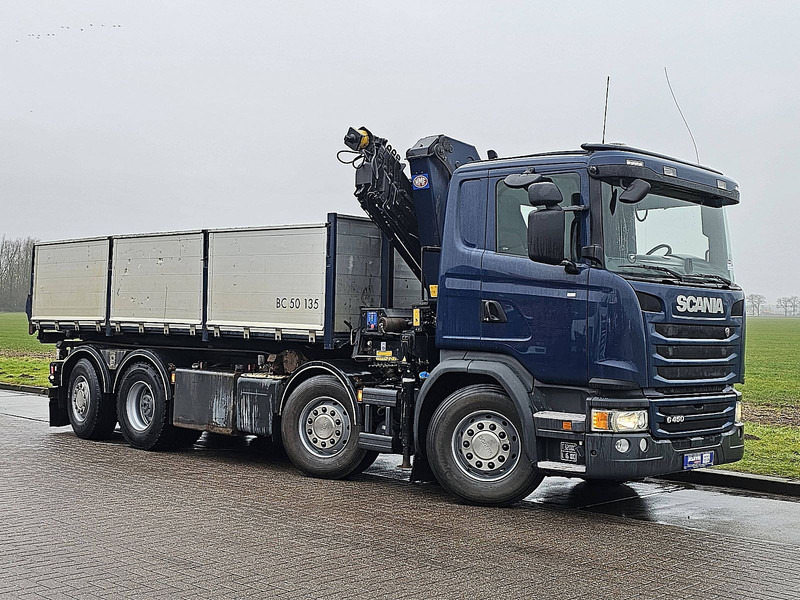 Scania G450 8X2*6 HMF 2620-K5 - Dropside/ Flatbed truck, Crane truck: picture 5 Scania G450 8X2*6 HMF 2620-K5 - Dropside/ Flatbed truck, Crane truck: picture 5