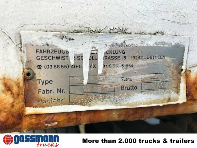 Container transporter/ Swap body trailer Brüggen Wechselbrücke Koffer: picture 7