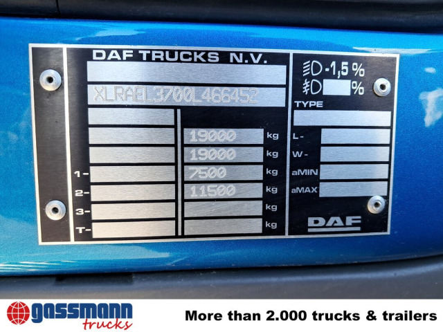 DAF LF 290 FA 4x2, Nebenantrieb, Navi - Cab chassis truck: picture 4 DAF LF 290 FA 4x2, Nebenantrieb, Navi - Cab chassis truck: picture 4