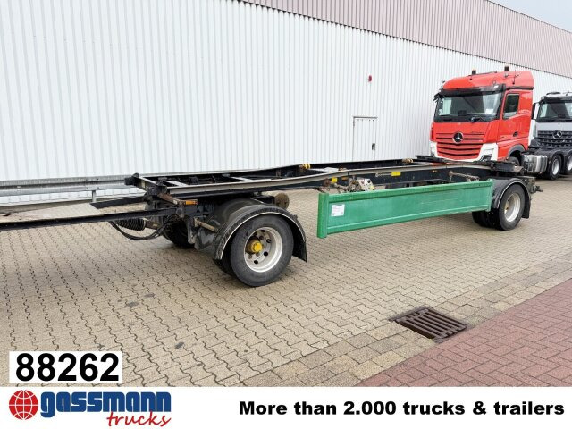 Hüffermann HSA 18.70 Schlittenabroller - Roll-off/ Skip trailer: picture 1 Hüffermann HSA 18.70 Schlittenabroller - Roll-off/ Skip trailer: picture 1