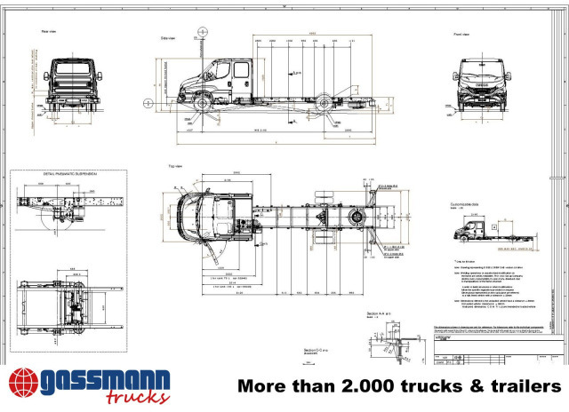 Iveco Daily 72C18H/P DK 4x2, Nebenantrieb - Cab chassis truck: picture 5 Iveco Daily 72C18H/P DK 4x2, Nebenantrieb - Cab chassis truck: picture 5