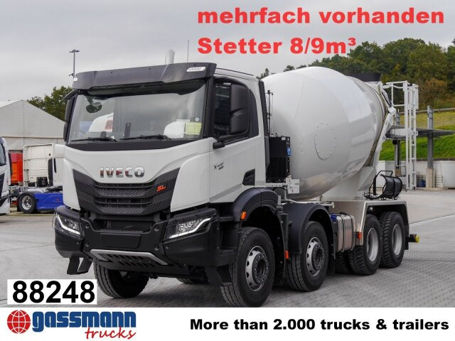 Iveco X-Way AD360X40BZ 8x4, Stetter Betonmischer ca. - Concrete mixer truck: picture 1 Iveco X-Way AD360X40BZ 8x4, Stetter Betonmischer ca. - Concrete mixer truck: picture 1