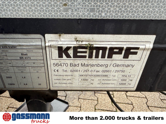 Kempf TPA 13 Anhänger für Absetzcontainer - Container transporter/ Swap body trailer: picture 3 Kempf TPA 13 Anhänger für Absetzcontainer - Container transporter/ Swap body trailer: picture 3