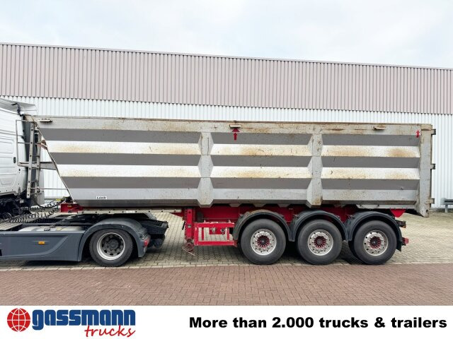 LÜCK SKF 35, Stahlmulde ca. 37m³, Liftachse - Tipper semi-trailer: picture 4 LÜCK SKF 35, Stahlmulde ca. 37m³, Liftachse - Tipper semi-trailer: picture 4