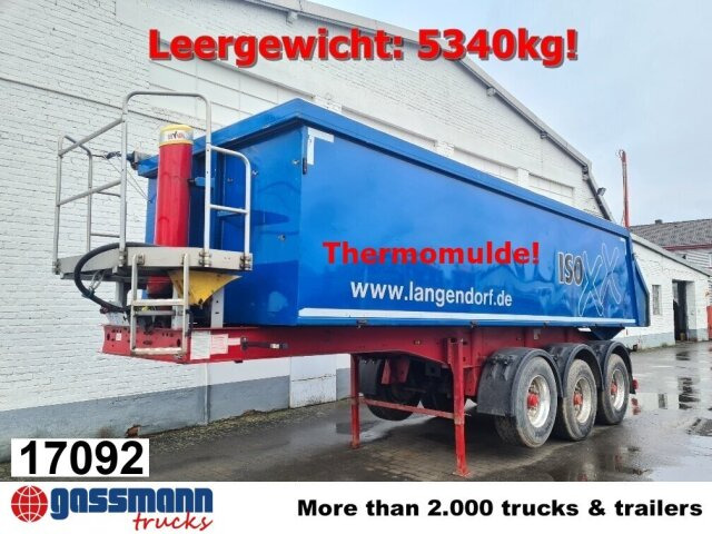 Langendorf Langendorf SKA 24/31, Thermo Kastenalumulde 25 - Tipper semi-trailer: picture 1 Langendorf Langendorf SKA 24/31, Thermo Kastenalumulde 25 - Tipper semi-trailer: picture 1