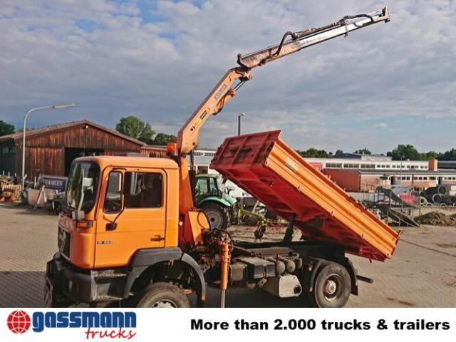 MAN 19.293 4x4 BL mit Kran Meiller MK77RS2 - Tipper, Crane truck: picture 3 MAN 19.293 4x4 BL mit Kran Meiller MK77RS2 - Tipper, Crane truck: picture 3
