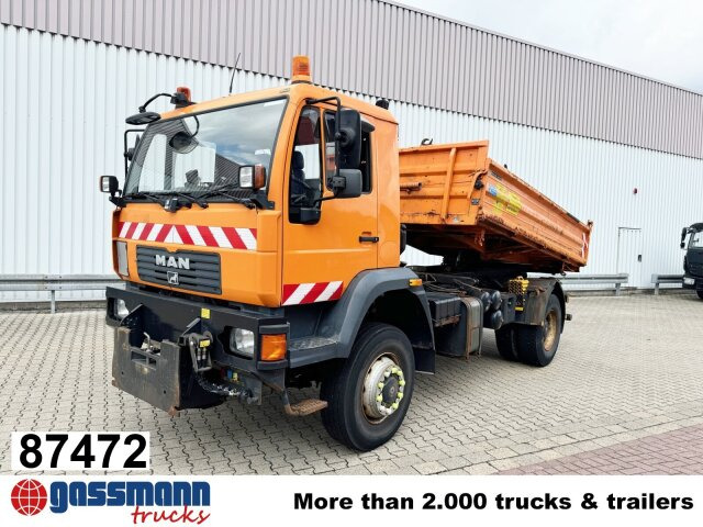 MAN LE 18.280 4X4 BB, Winterdienstausstattung, - Tipper, Crane truck: picture 1 MAN LE 18.280 4X4 BB, Winterdienstausstattung, - Tipper, Crane truck: picture 1