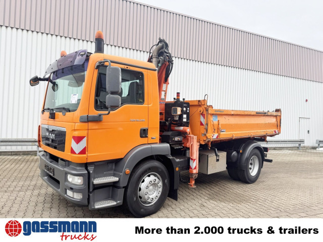 Tipper, Crane truck MAN TGM 18.290 4X2 BB mit Kran Atlas AK 92.2-A2,: picture 8 Tipper, Crane truck MAN TGM 18.290 4X2 BB mit Kran Atlas AK 92.2-A2,: picture 8